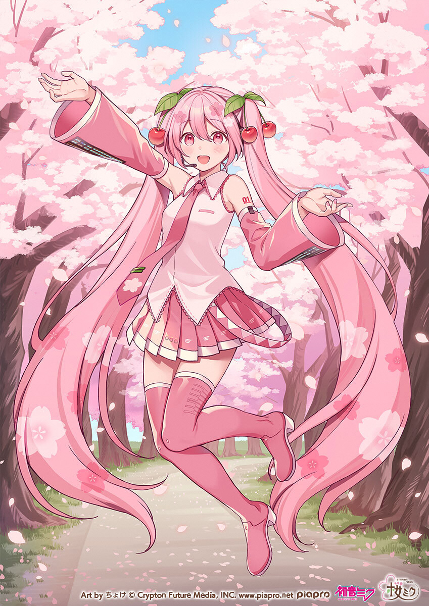 今日は【桜ミク×弘前さくらまつり2026】デフォルメイラストのご紹介