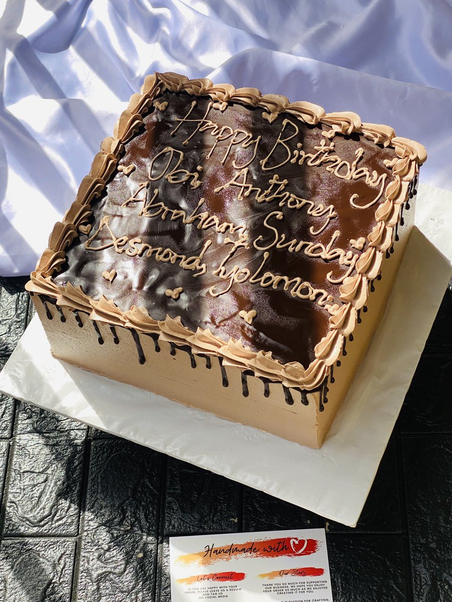 Starting this week with the beauty we made for our client’s February Celebrants over the weekend!😍🤎

Need cakes in Abuja? We’re available for you!

For bookings/enquiries, send a DM or use link in our bio.