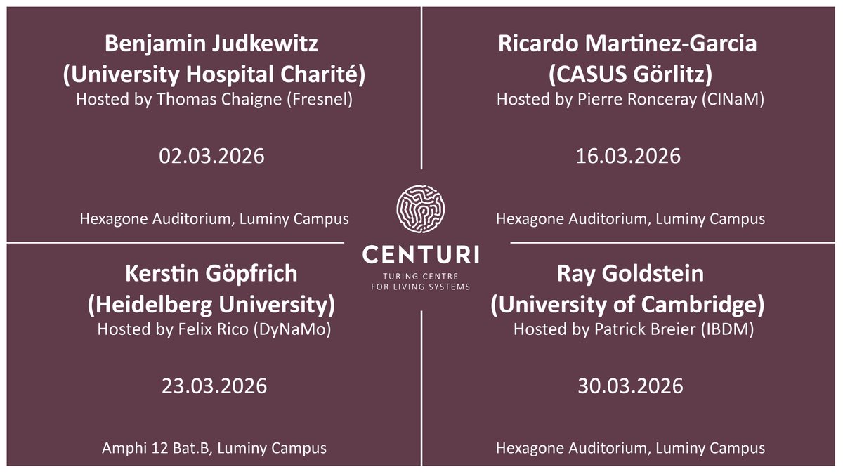 CENTURI - Turing Centre for Living Systems tweet media
