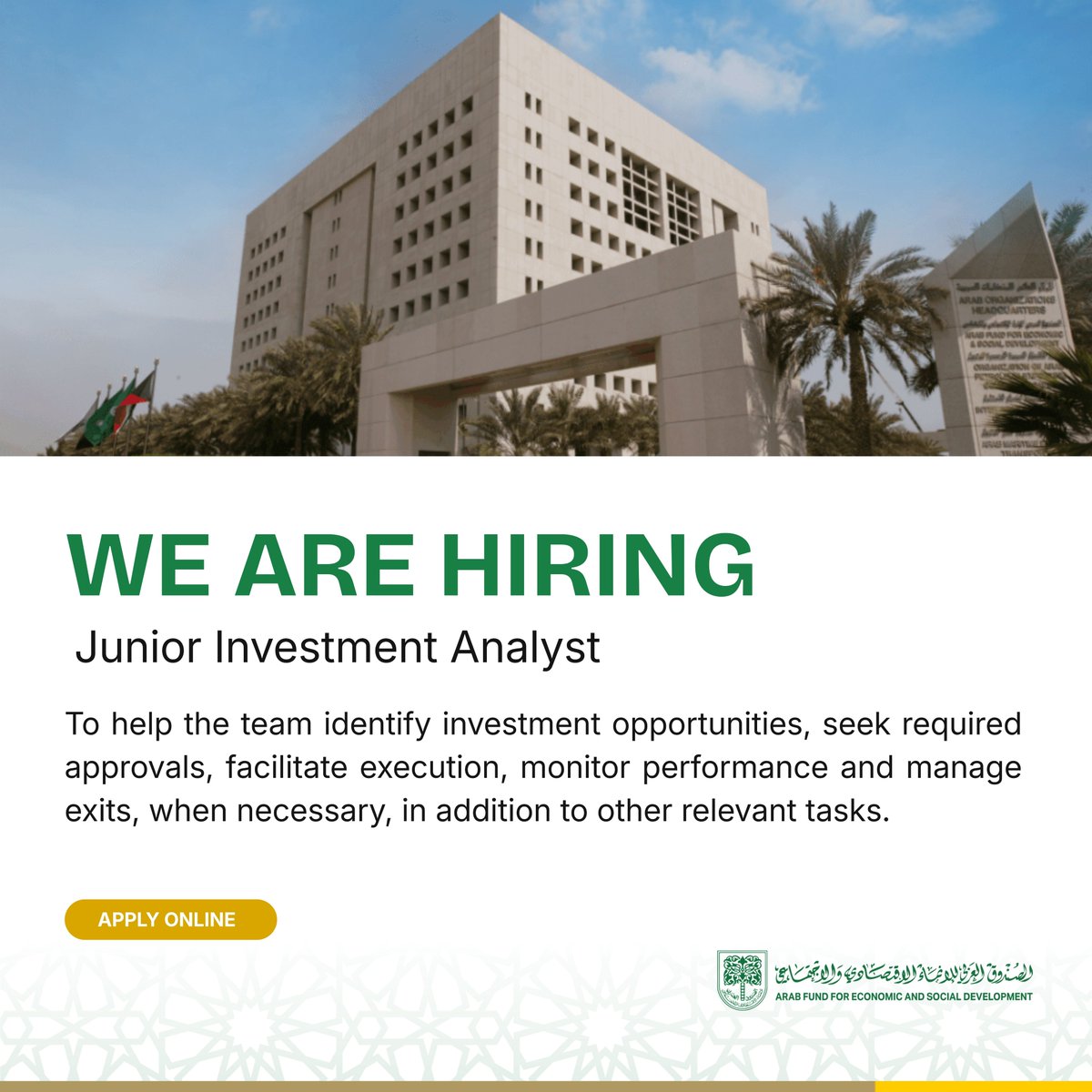 الصندوق العربي للإنماء الاقتصادي والاجتماعي tweet media