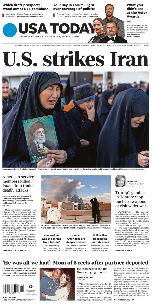 𝙵𝚛𝚘𝚗𝚝 𝙿𝚊𝚐𝚎𝚜 𝚃𝚘𝚍𝚊𝚢 📰 tweet media