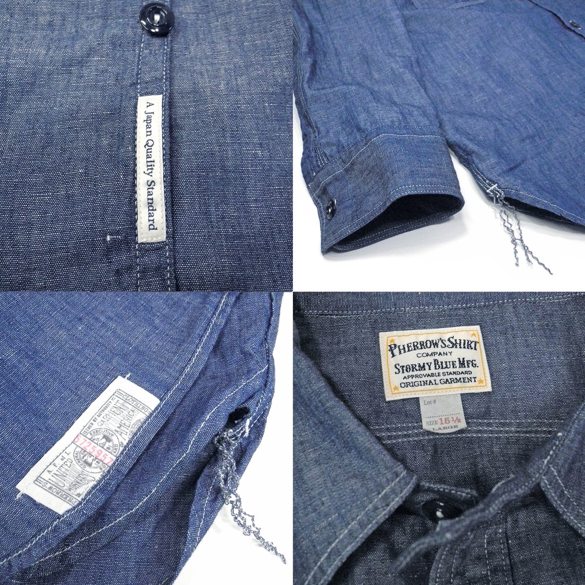 Chamber_Online's tweet image. 【Made in Japanの定番シャツ、こだわりの宝庫です！】
Pherrow's 770WS
長袖シャンブレーシャツ 770WS
19,580円 (税込)
▼楽天ショップはこちら item.rakuten.co.jp/chamber/406140…

妥協なくこだわり抜いた日本製

#pherrows #フェローズ #シャンブレー #シャンブレーシャツ #ワークシャツ #シャツ #日本製