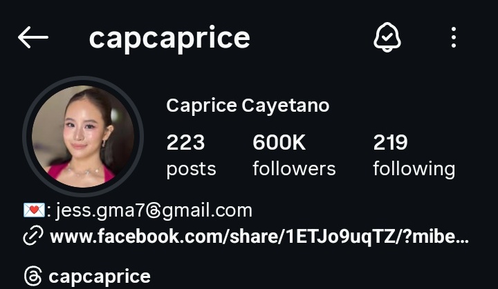 ultjoniean's tweet photo. HAPPY 600K IG FOLLOWERS CAPRICE 🥹🥹

her impact is insane tf !!!! 
#CapriceCayetano https://t.co/CurWgMpZ6W