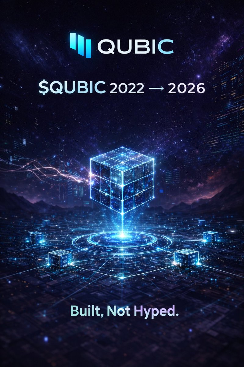 Most people discovered $QUBIC in 2024. The infrastructure started in ...