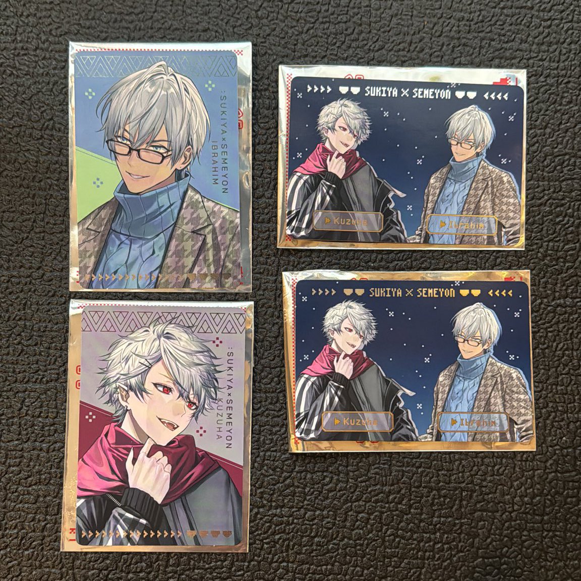 Luna_na05's tweet photo. 【交換】すき家コラボ せめ4 オリジナルカード 第1弾

【譲】画像1枚目のもの

【求】画像2枚目💕

郵送交換希望です。
まとめて交換して下さる方優先致します。 https://t.co/Qme9NlCcfO