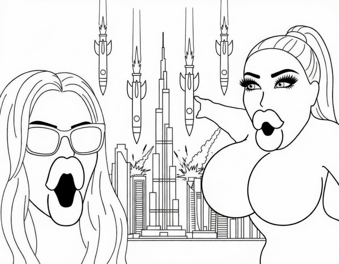 Ich empfinde etwas #Schadenfreude wie die auf Sand gebaute, seelenelose Glitzerwelt #Dubai von der Realität des Nahen Ostens eingeholt wird. Steuerflüchtige, Influencer &amp; Prostituierte schreien nun nach Evakuierung durch ihre Heimatländer, die sie auf social media verachtet haben