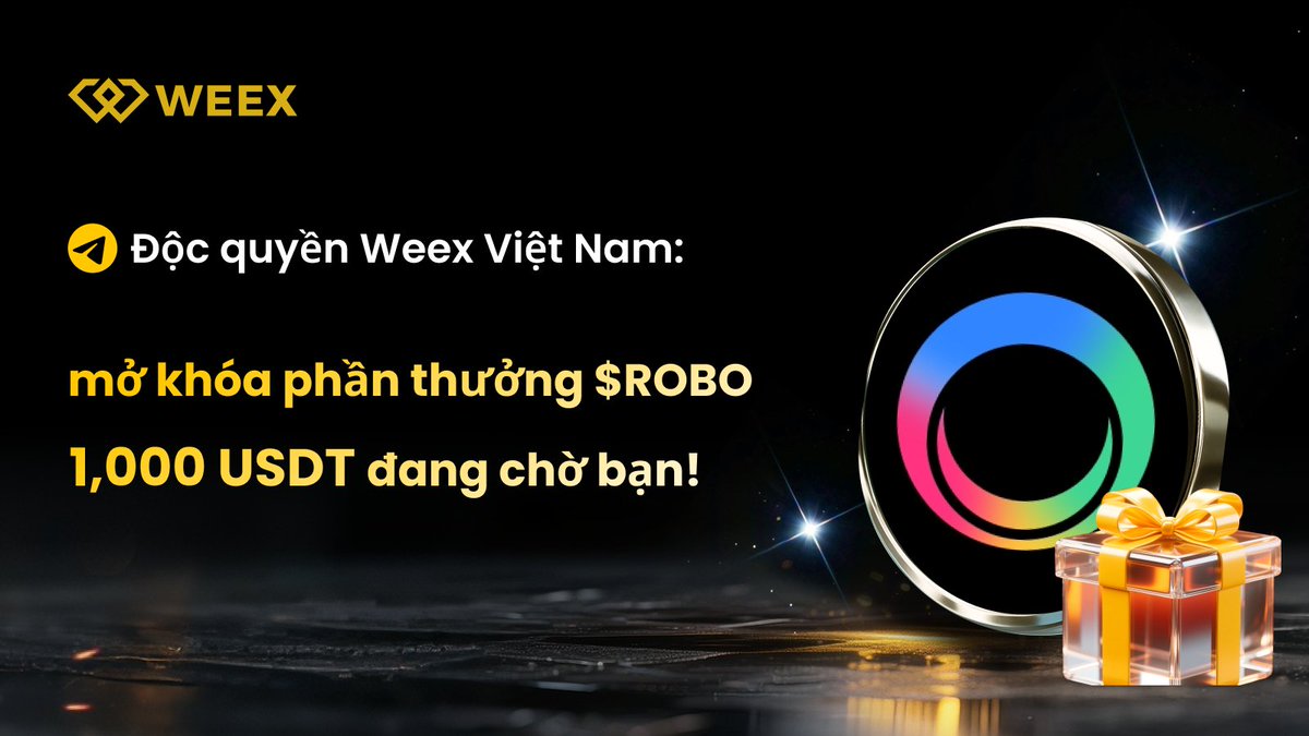 🚀 Cuộc đua giao dịch $ROBO đã bắt đầu! 🎄
Tham gia Telegram WEEX &amp; nhận cơ hội chia sẻ quỹ thưởng 1,000 USDT 🎁
👑 100 người chiến thắng → Mỗi người nhận 10 USDT! 🎅

📌 Cách tham gia:
1️⃣ Tham gia WEEX TG: bit.ly/3UKa0zi
2️⃣ Điền form: