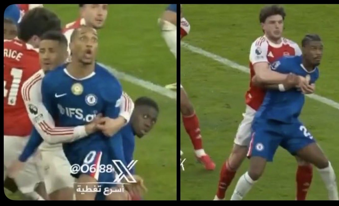 AlbertorStan's tweet photo. @SkySportsPL Breaking News: Premier League referees and VAR have been advised to categorize wrestling aka challenging the opponent at part of the game. https://t.co/K0fb1KpdD0
