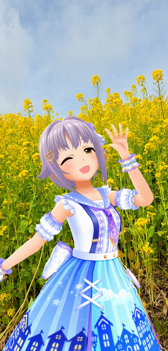 マザー牧場より。 やっぱ菜の花といえばで幸子ちゃんや蓮実ちゃん