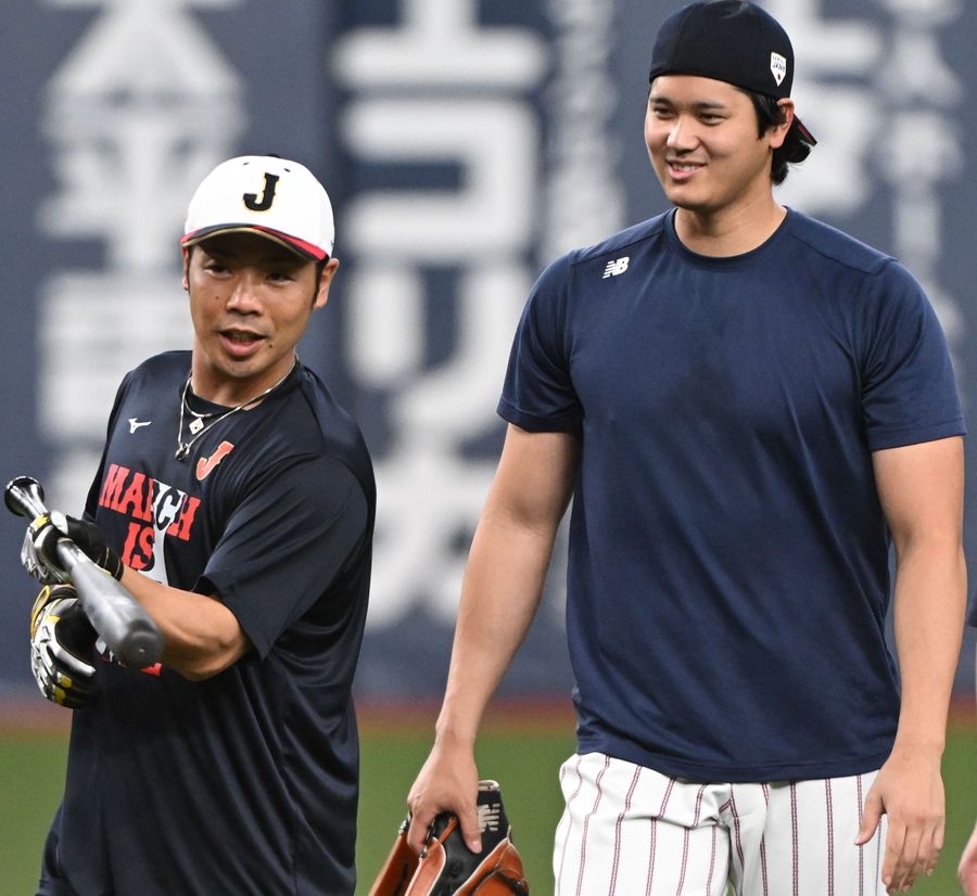 nishispo_hawks's tweet photo. 1番近藤健介選手＆2番大谷翔平選手の最強コンビ復活

メジャー勢解禁も変わらぬ信頼
井端弘和監督「非常に頼もしい打者が1番を打つ」

【#侍ジャパン 強化試合】
▼記事はこちらから▼ #sbhawks 
https://t.co/vCP6x2j0CU https://t.co/lYHuL1n1kq