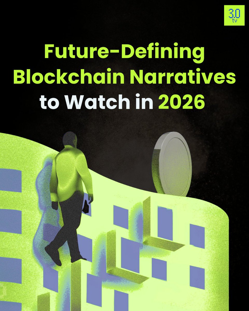 reallive3tv's tweet photo. 🚀 Future-Defining #Blockchain Narratives to Watch in 2026
The next cycle won’t just be about hype.
It’ll be about infrastructure, regulation, and real utility.
From Meme Launchpads 2.0 and #Prediction #Markets
to ZK privacy layers, Perp DEXs, #Stablechain models, #ETFs, and RWAs -
The narrative is shifting from speculation ➝ sustainability.
The question is 👇
Are you chasing trends… or positioning early?
2026 won’t reward noise.
It’ll reward conviction.