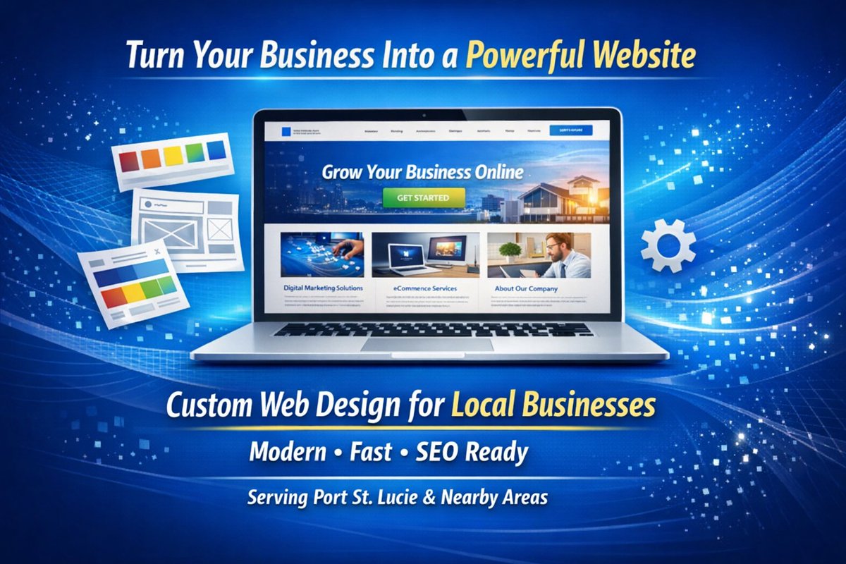 reliabletelcom's tweet photo. 🚀 Turn your business into a powerful website with modern, fast, and SEO-ready design.Custom websites built to help local businesses attract more visitors and convert them into customers. 
🌐 https://t.co/4oC4YQQRBV

#WebDesign #SmallBusiness #SEO #PortStLucie #WebsiteDesign https://t.co/MWhjv9fNUZ