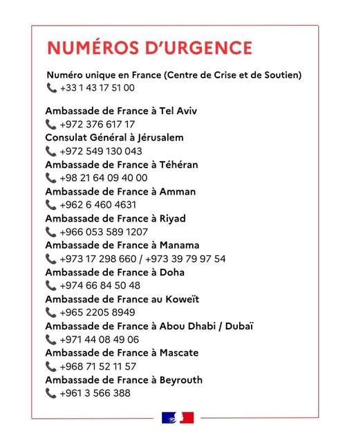 Image de Préfet Haute-Corse - Des proches au Moyen-Orient ?
Dans le contexte actuel vous pouvez obtenir des informat° et 1 accompa