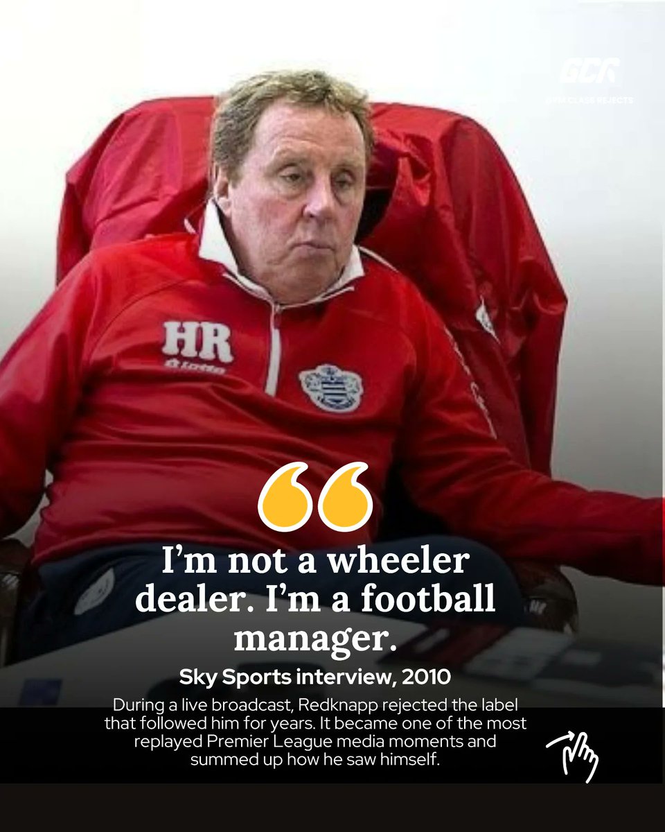 Harry Redknapp’s Premier League story is bigger than appearances. He backed Lampard when fans questioned him, turned Portsmouth into FA Cup winners, and took Spurs to the Champions League.

Is there still space for that mindset in modern football?