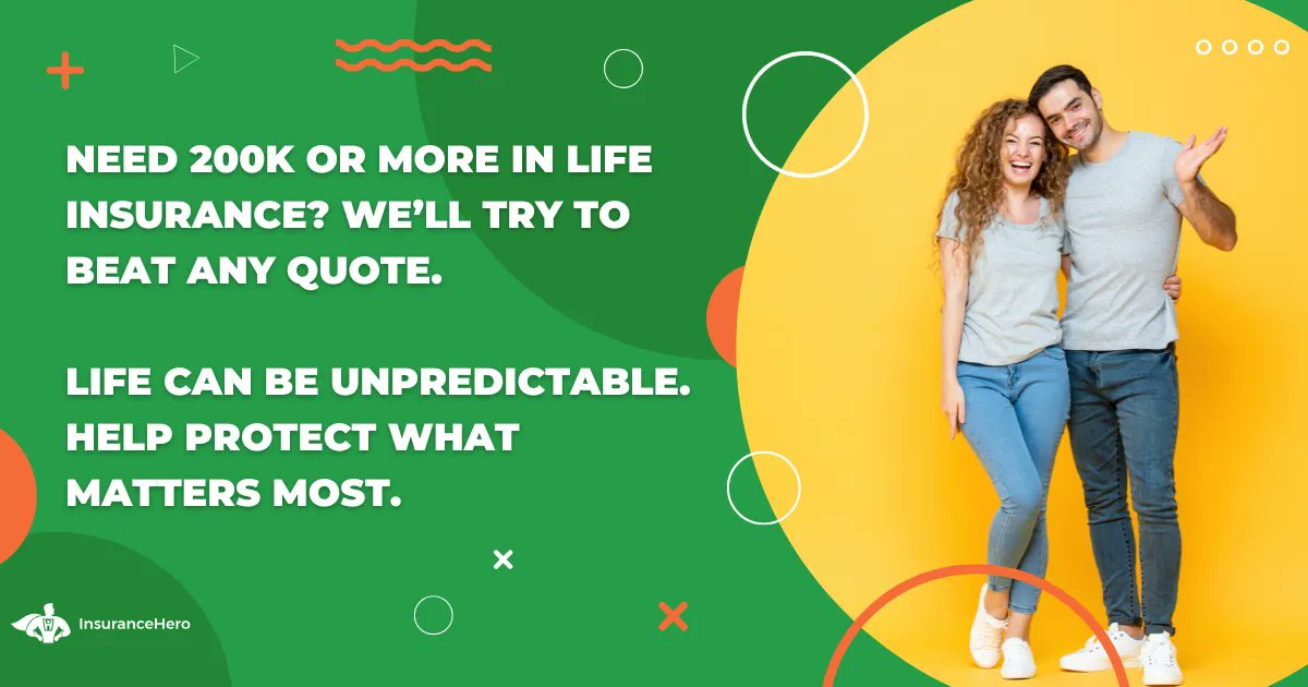 ukinsurancehero's tweet image. Insurance Hero can offer you a more competitive life insurance quote than the biased, commission-focused comparison platforms: insurancehero.org.uk/types/200-000-… #lifeinsurancequotes #lifeinsurance