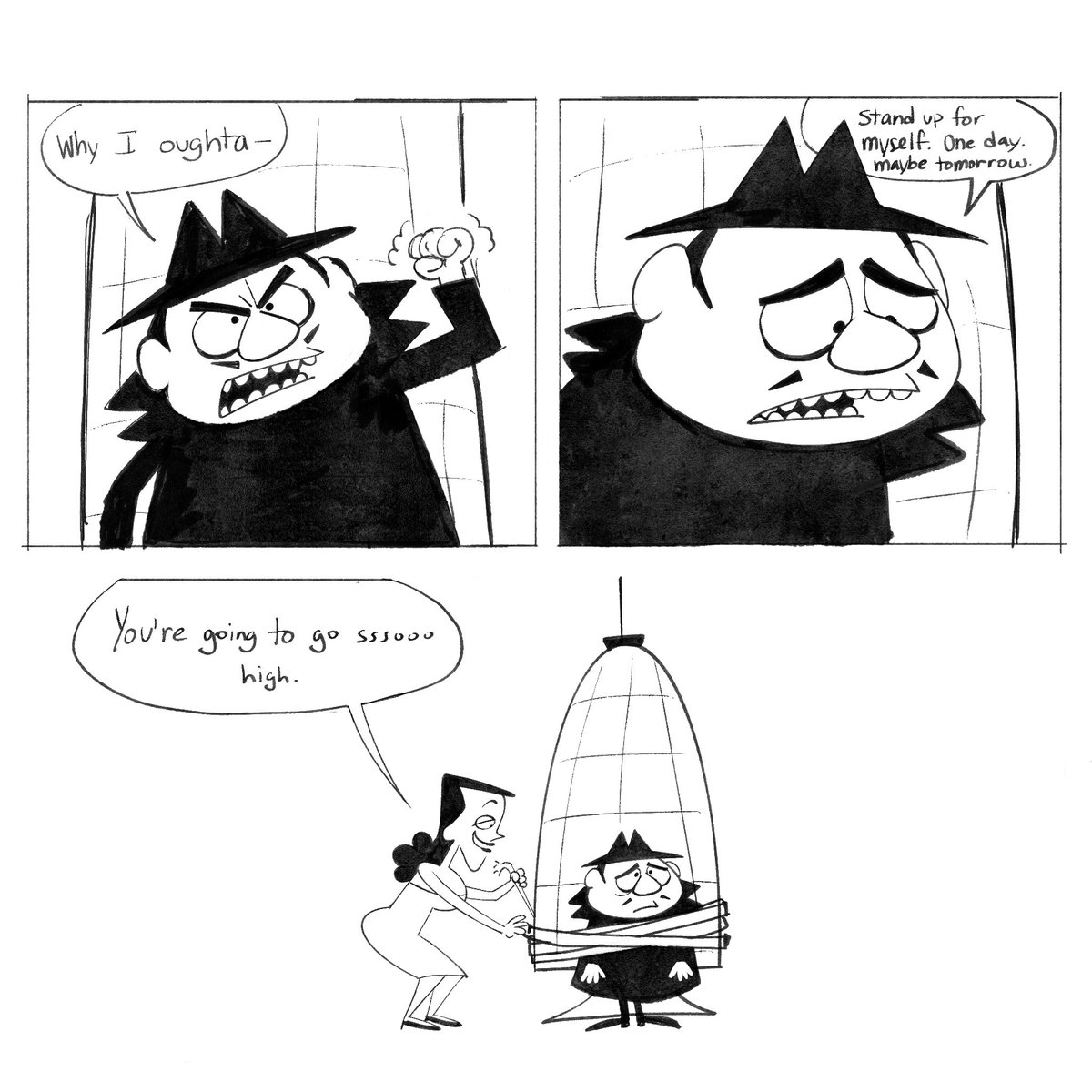 Boris and Natasha comic I based off some text I saw