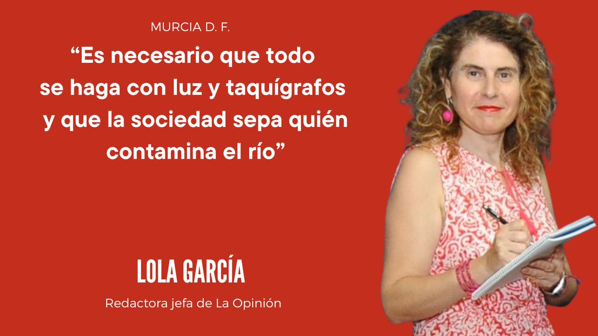 diariolaopinion's tweet photo. ✍️ #MurciaDF | Lee ‘¿Sabremos por fin quién contamina el Segura?, el nuevo artículo de opinión de Lola García https://t.co/wIeqIFjcFx