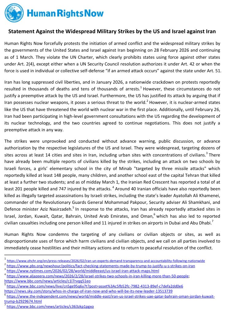 Human Rights Now tweet media