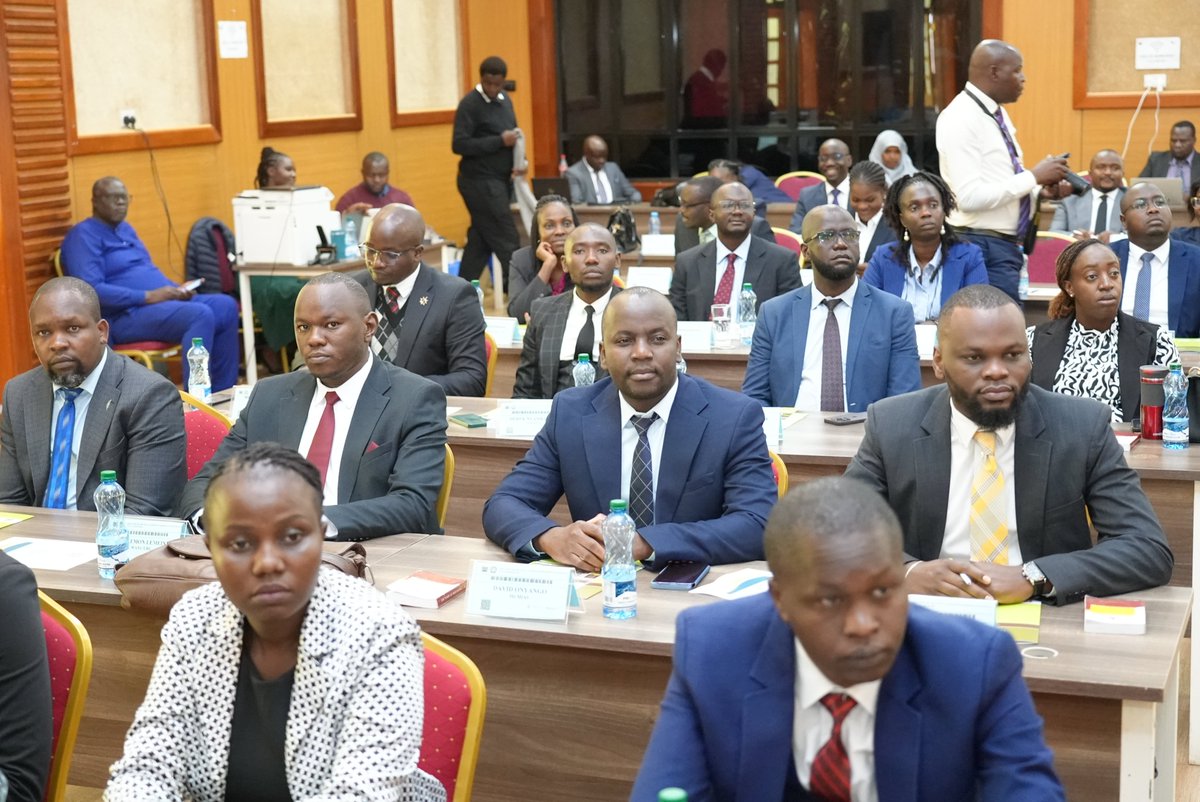 Kenyajudiciary's tweet photo. Brace yourselves for criticism as you make your decisions as Magistrates. I look forward to interacting with you as you go about with your work as magistrates. Be prepared to work in any part of the country and be ready to serve Kenyans-Caroline Kabucho-Registrar, Magistrates Court #MagistratesInduction