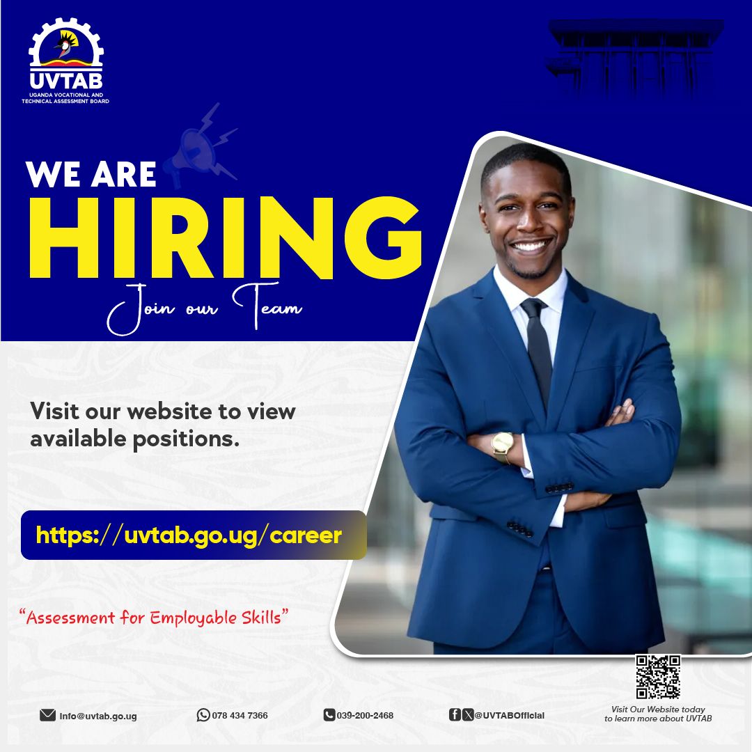 Uganda Vocational and Technical Assessment Board tweet media
