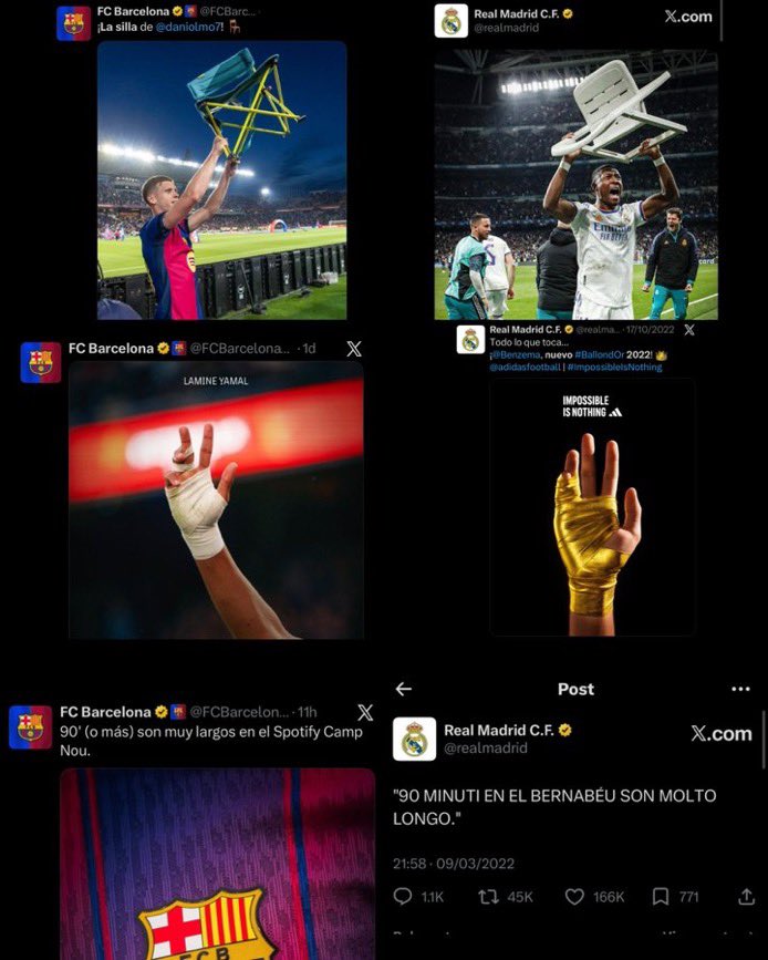 Trollbarcelona_'s tweet photo. “FC Barcelona has no dream but an obsession and that obsession is Real Madrid.” - Jose Mourinho 🇵🇹

GREATEST QOUTE OF ALL TIME 🐐🫡 https://t.co/zKPqkYVk71