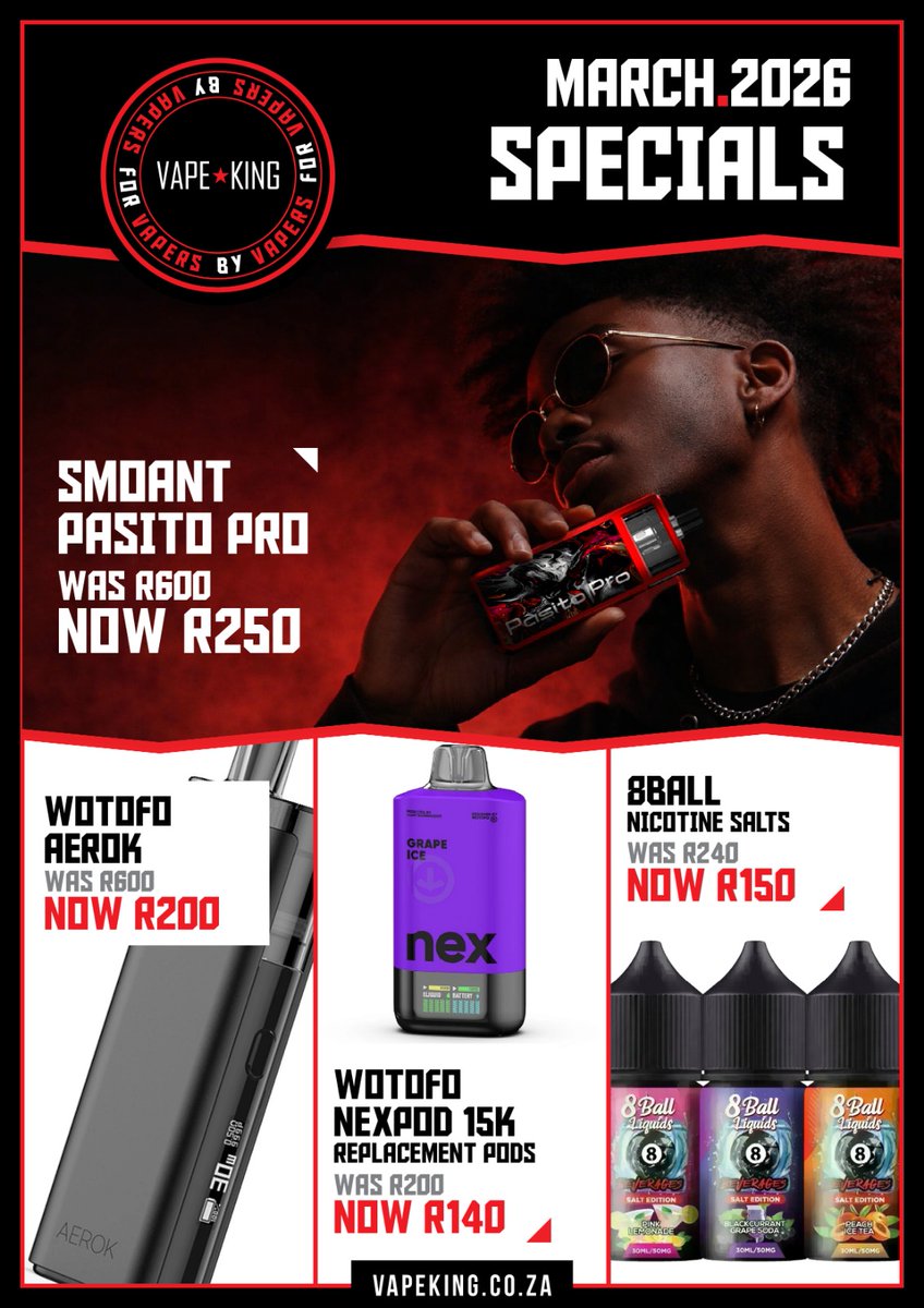Vape King South Africa tweet media