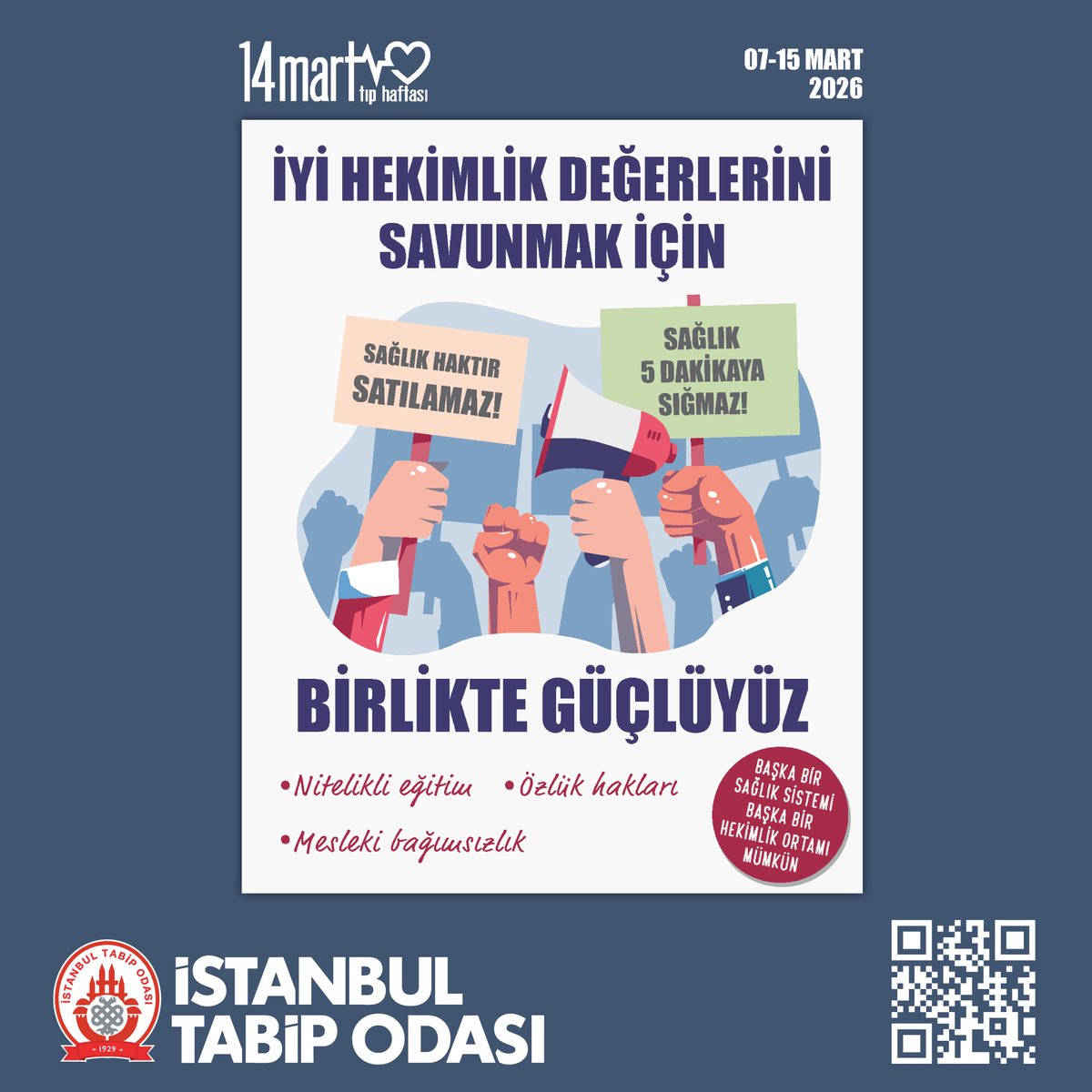 14 Mart Tıp Haftası Programı
👇
istabip.org.tr/8778-14-mart-t…