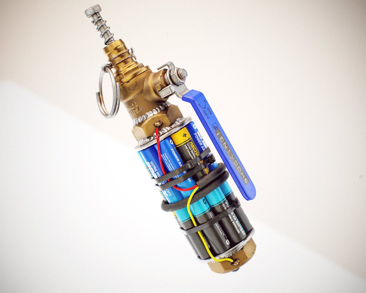 Makeshift grenades I designed and built for FBC:Firebreak.