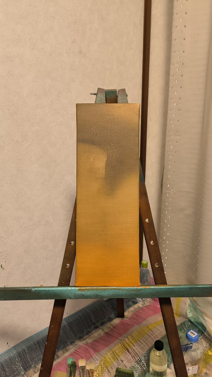 下塗りをしました。