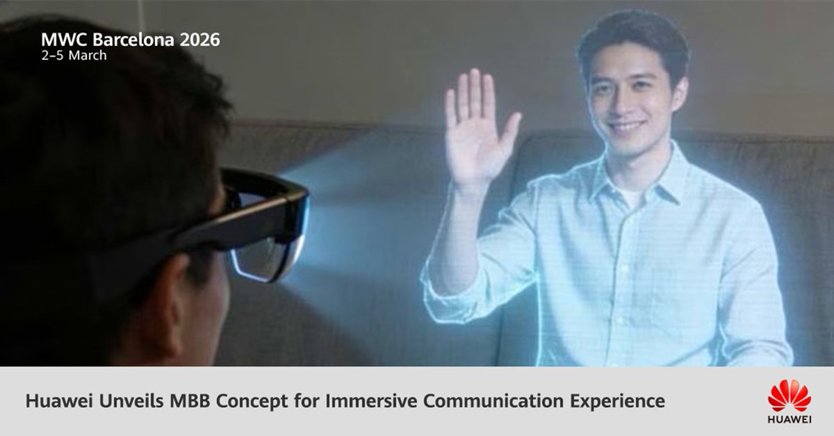 HuaweiSAR's tweet photo. Huawei is proposing a Service Intelligence concept for mobile broadband to deliver user centric intelligent services. At MWC Barcelona, Huawei will outline three new service models shaping the shift toward 6G, including immersive communication and intelligent personal agents.