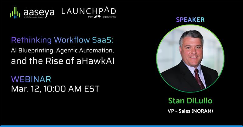 aHawkAI Webcast: AI Inspections Live!
Stan DiLullo + Launchpad's Jason Masciarelli
AI workflows → SaaS magic
Register: lnkd.in/dyBQwPsg
#EnterpriseAI #aHawkAI