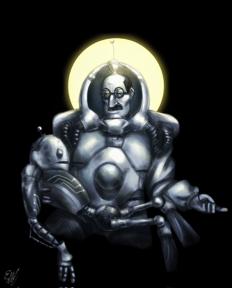 Evilcry17's tweet photo. The scene where Blip almost died during the final battle seemed like a good biblical reference to me
#boltsandblip #blip #Robots #art https://t.co/Q8q6h8HSHS