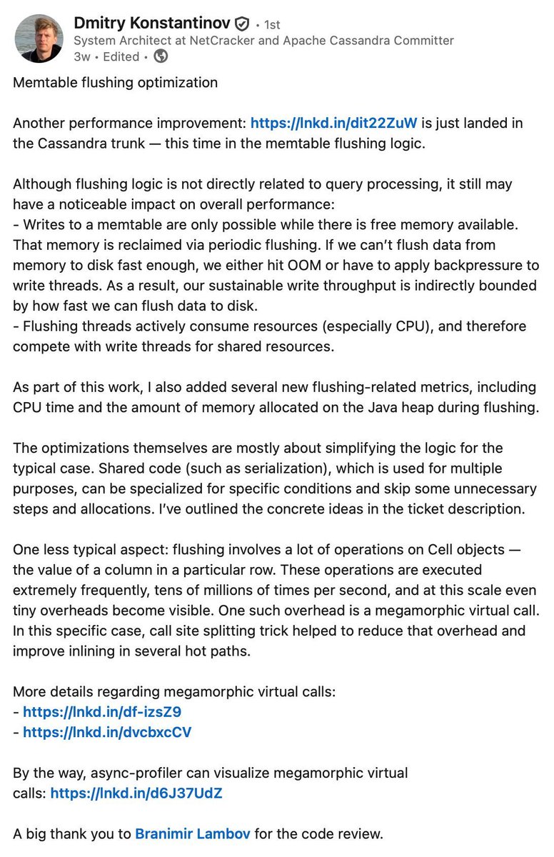 Apache Cassandra tweet media