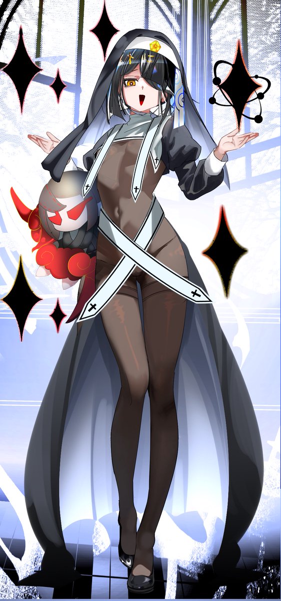 毎日徐福ちゃん　741日目　#FGO
シスター徐福ちゃん