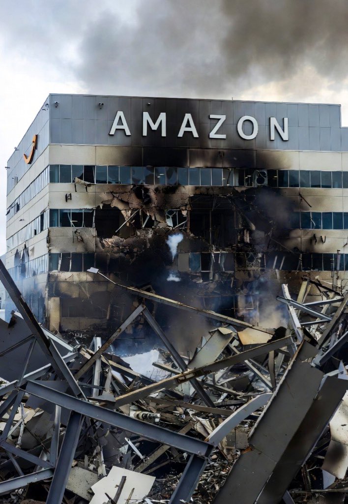 JUST IN🇮🇷 🇦🇪🇺🇸🔥 Amazon largest data Center bombed in UAE by Iranian ...