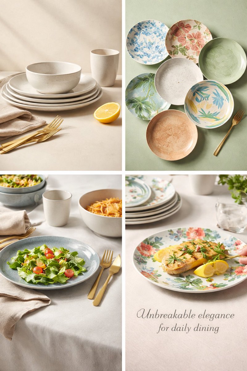 sebestmelamine's tweet image. Shatterproof melamine dinnerware: where durability meets timeless design.
sebest.cn
#MelamineDinnerware #UnbreakableElegance #DailyDining #TableSetting #KitchenEssentials #Dishware #HomeDecor #Shatterproof #KitchenGoals #ModernTableware