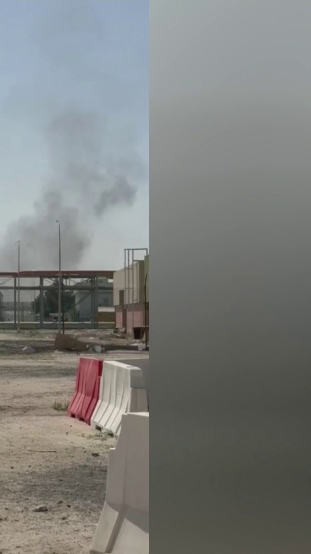 الكويت.. صور تظهر تعرض محطة الدوحة الغربية للكهرباء لاستهداف 