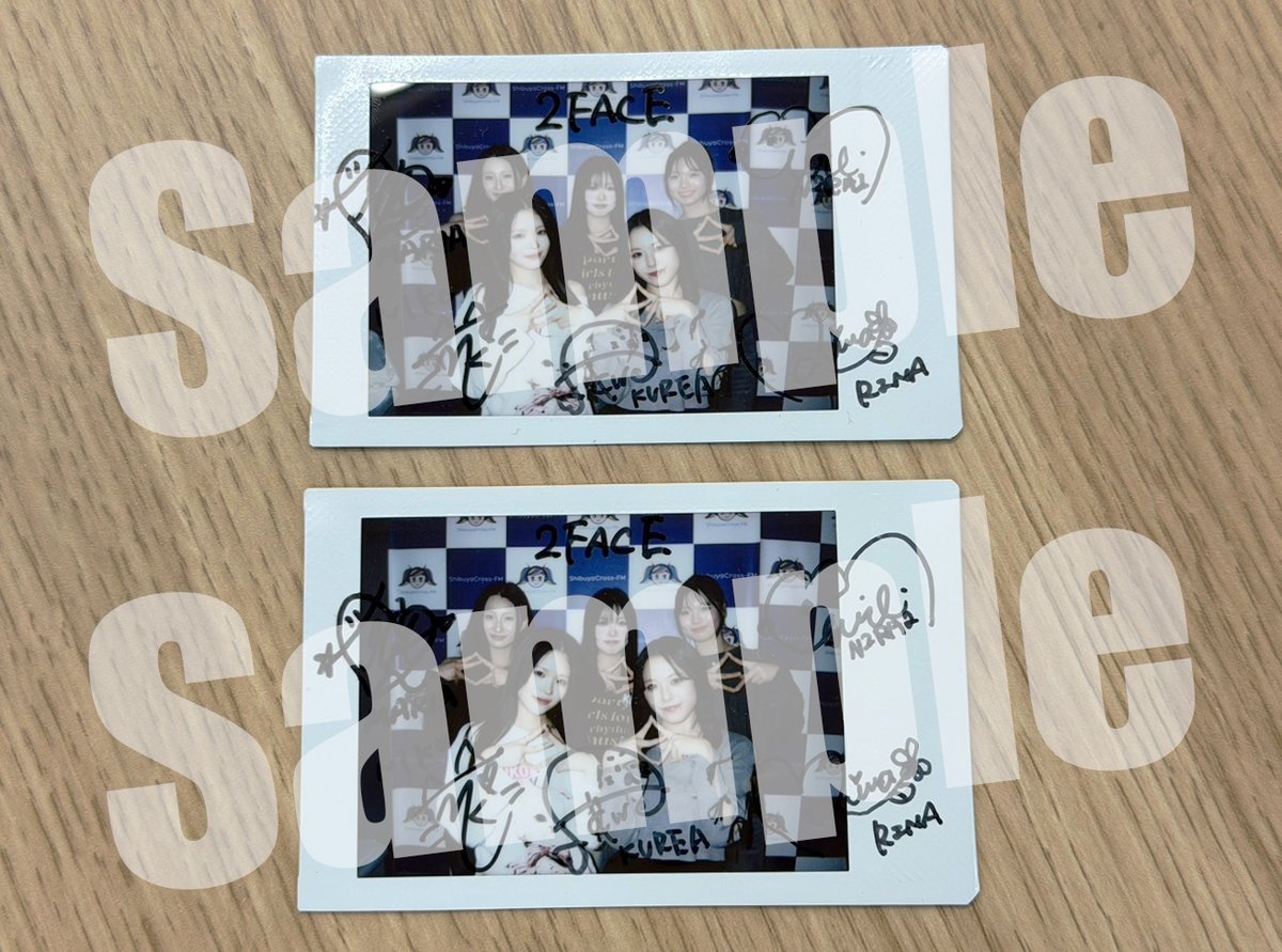 ［🎁］

第19回放送ゲスト #2FACE 様より
サイン入りチェキプレゼント企画⭐️

①本アカウントをフォロー
②DMにて応援メッセージを送信

両条件を満たした方の中から抽選で2名様にプレゼントいたします💝（後日DMにて当選連絡）

⌛️〜3/9(月) 23:59

#トヨイルエンタメ #ShibuyaKStation