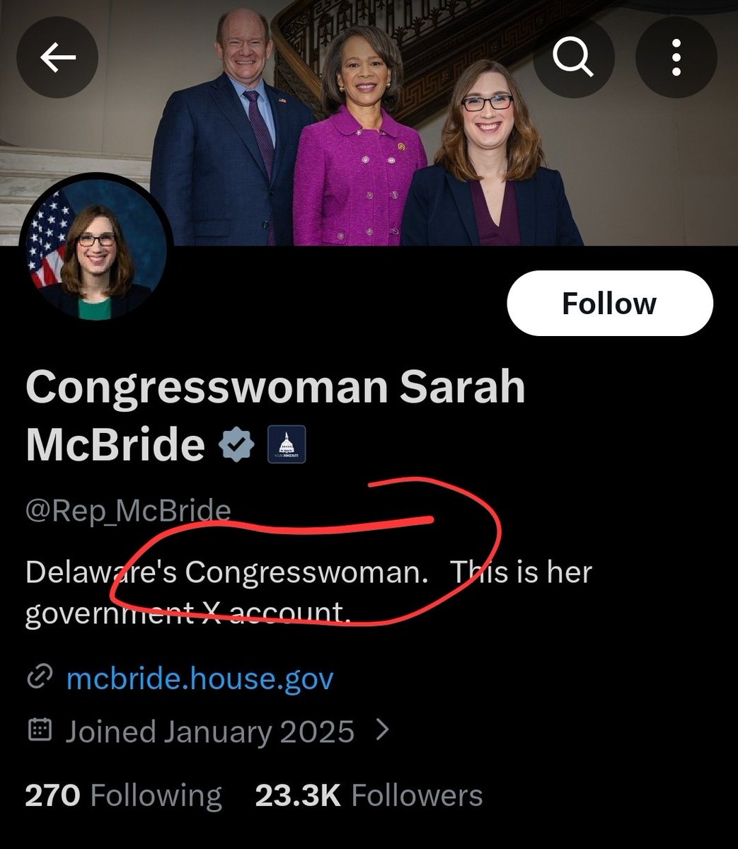 taylorbilt's tweet photo. The people of Delaware elected a WOMAN to Congress but instead got a MAN. This political B.S. must STOP now... Like it or not, @Rep_McBride (A.K.A. Tim McBride) is a MAN. As an American,  it pisses me off seeing @SarahEMcBride impersonating a congresswoman,  he lied about who he was to get elected. 
 Expell him now!