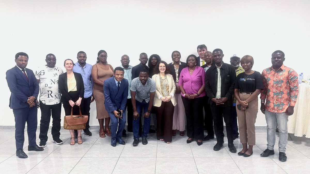 WalbruRDC's tweet photo. 🤝 Coopération renforcée à Kinshasa !
Une rencontre entre les acteurs de la coopération RDC – Wallonie-Bruxelles a permis de consolider les partenariats et de poursuivre les actions communes en République démocratique du Congo.

#WBI #FédérationWallonieBruxelles #Coopération #RDC https://t.co/7tuX0to9qS