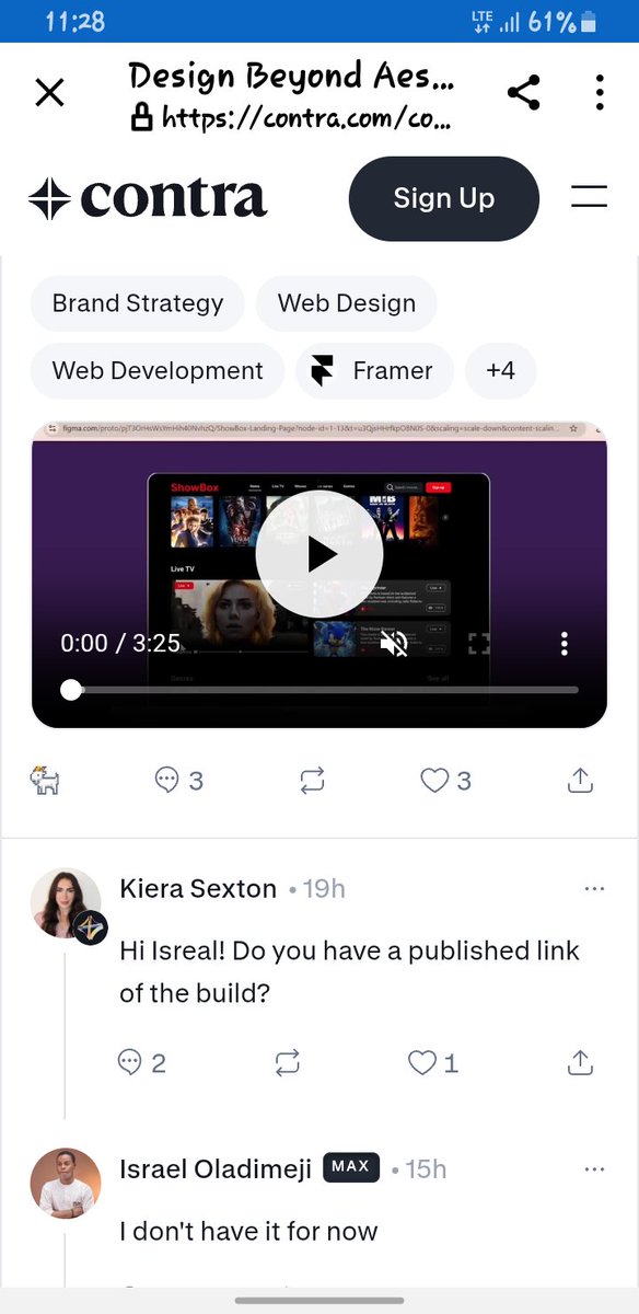 🔊 Public announcement! 🚨 Beware of <a href="/Israelbobo_/">Israel || Shopify Expert || Replo Landing Page Dev</a>, who's been stealing creators' projects and claiming them as his own on social media. He copied my work word for word, downloaded my video, and posted it on LinkedIn, X, and others, then blocked me when I asked for removal.