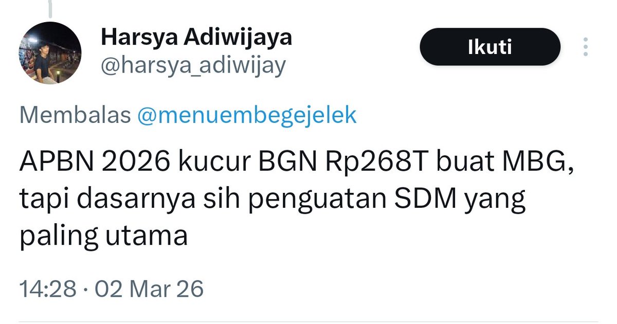 MBG Jelek tweet media