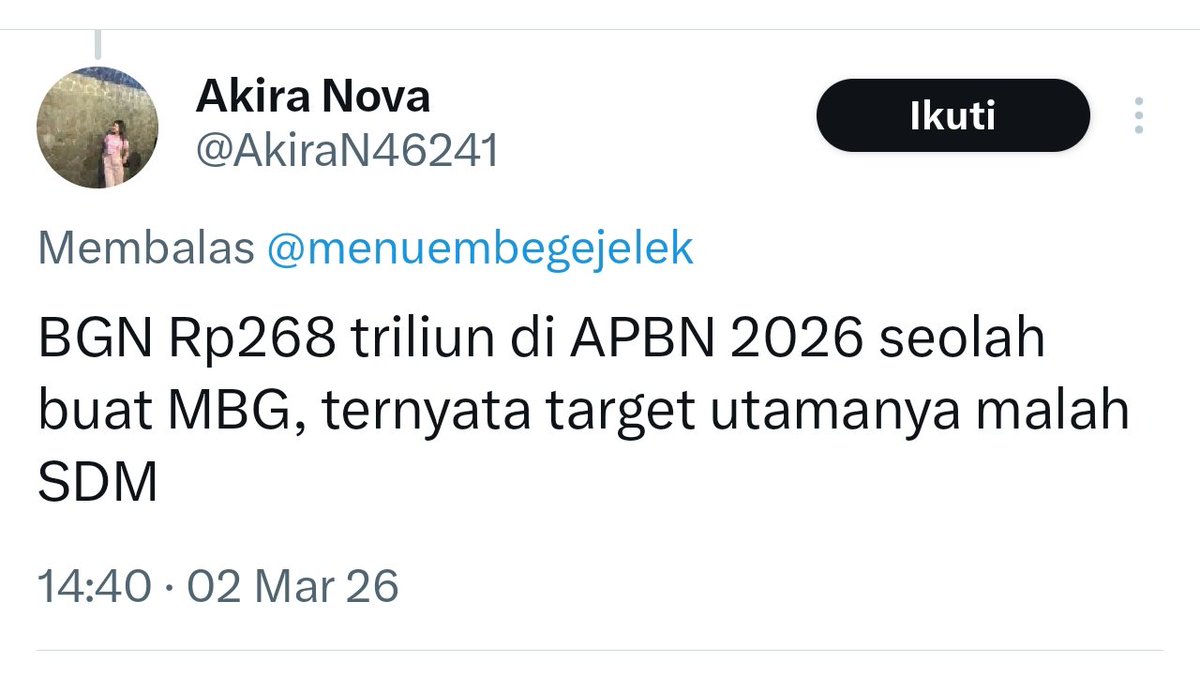 MBG Jelek tweet media