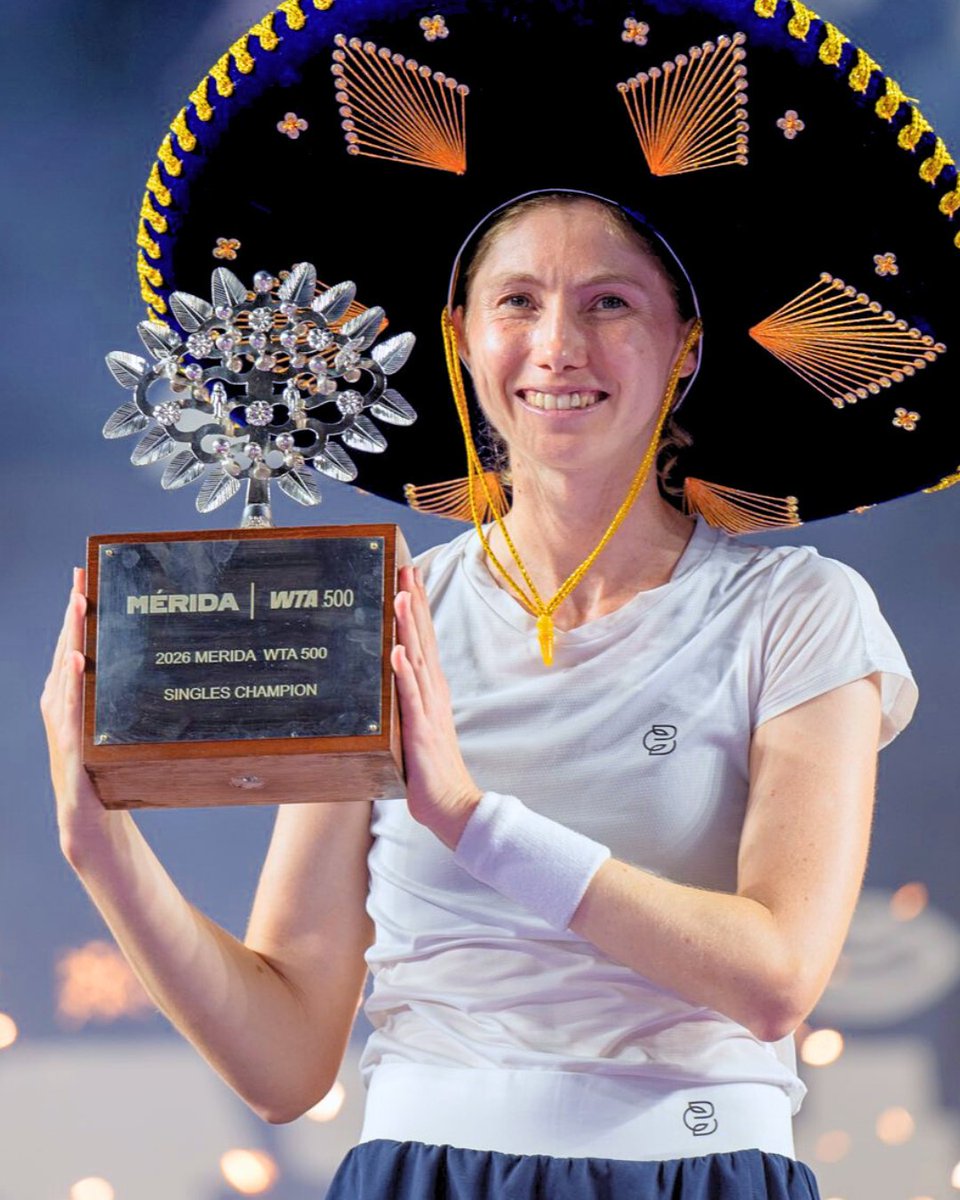 RFETenis's tweet photo. Carpeta 'CRISTINA BUCSA: FOTO TROFEO WTA' oficialmente creada 📂🏆✅

Enhorabuena, campeona. Te mereces todos los éxitos que te lleguen, Cris 🥹

📸 #WTA I #MeridaOpen https://t.co/k8fyyB6BwB