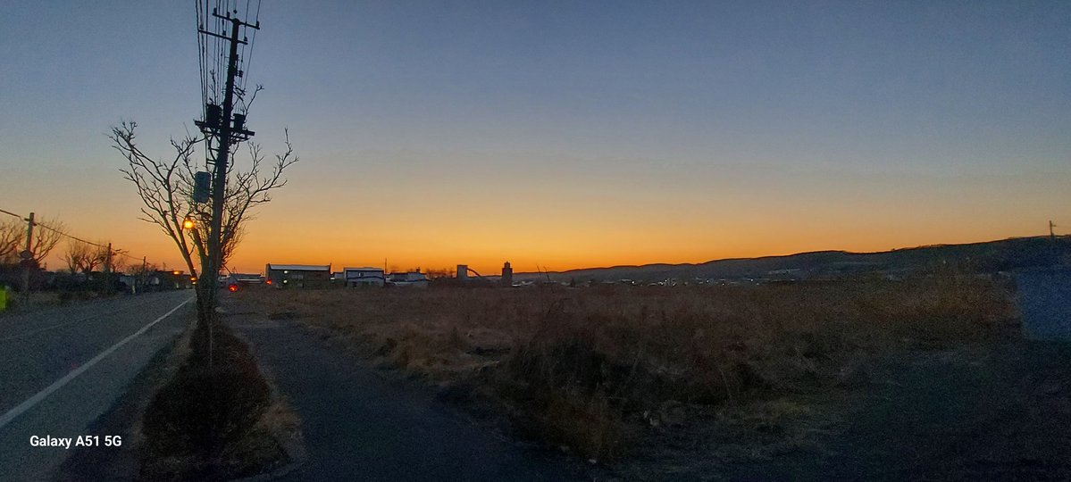 静内神森から眺める、日高の夕暮れマジックアワー