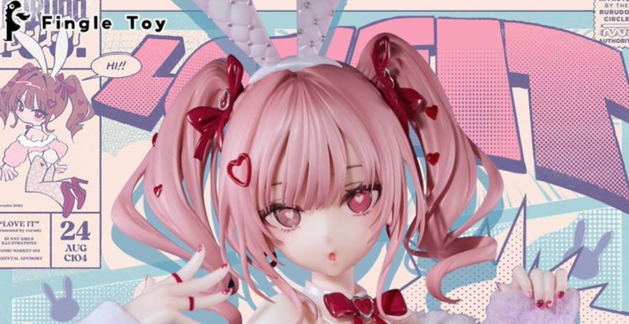 あみあみ在庫復活✨ Fingle toy、rurudo氏オリジナル『ラビ LOVEIT Ver