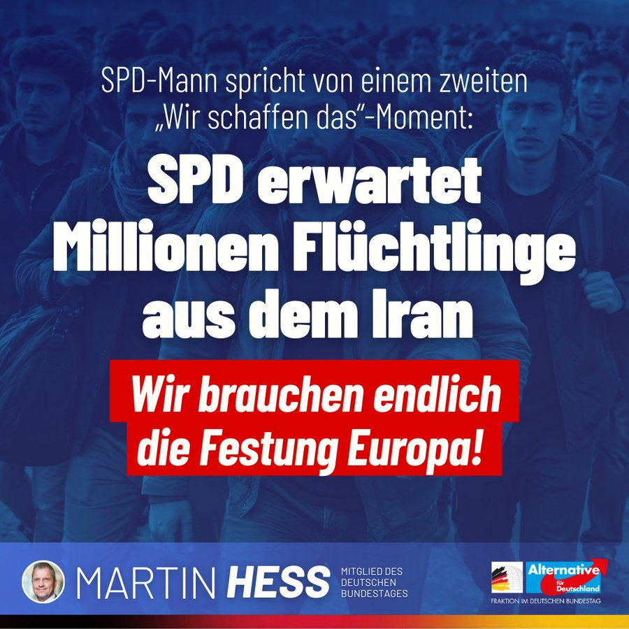 UNd CDU/CSU SPD, Grüne, Linke, werden sie reinholen, anhand ihres Islamisierungs Programms für Deutschland!