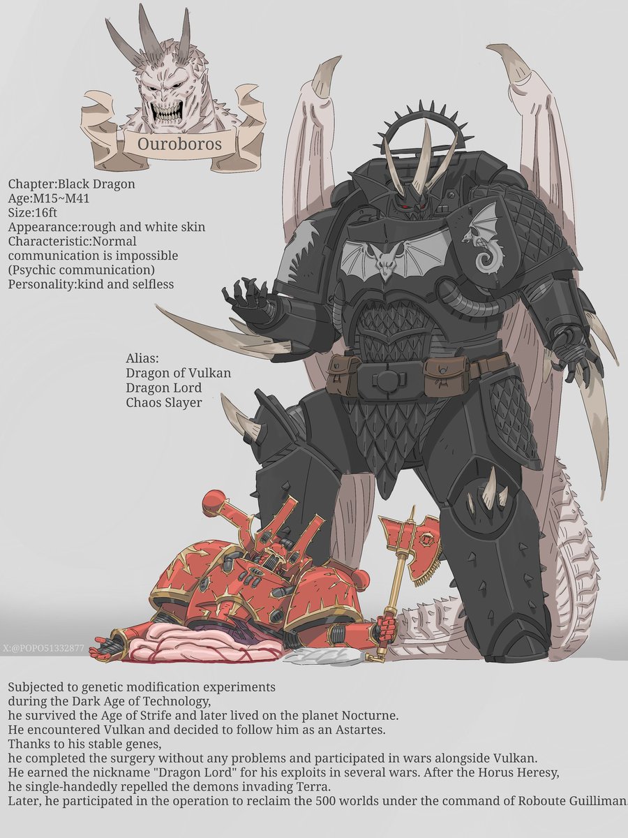 POPO51332877's tweet photo. #warhammer40k #oc #fiction
Black Dragon https://t.co/7NEBRJ4GYM
