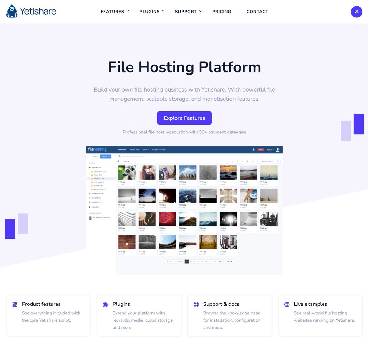 YetiShare's tweet photo. New website launch is a go! You'll also notice dark mode, you'll thank your eyes later - https://t.co/ArwTl0wm4q #filehosting #yetishare #phpscripts #php #software https://t.co/mqXCAFNpUq