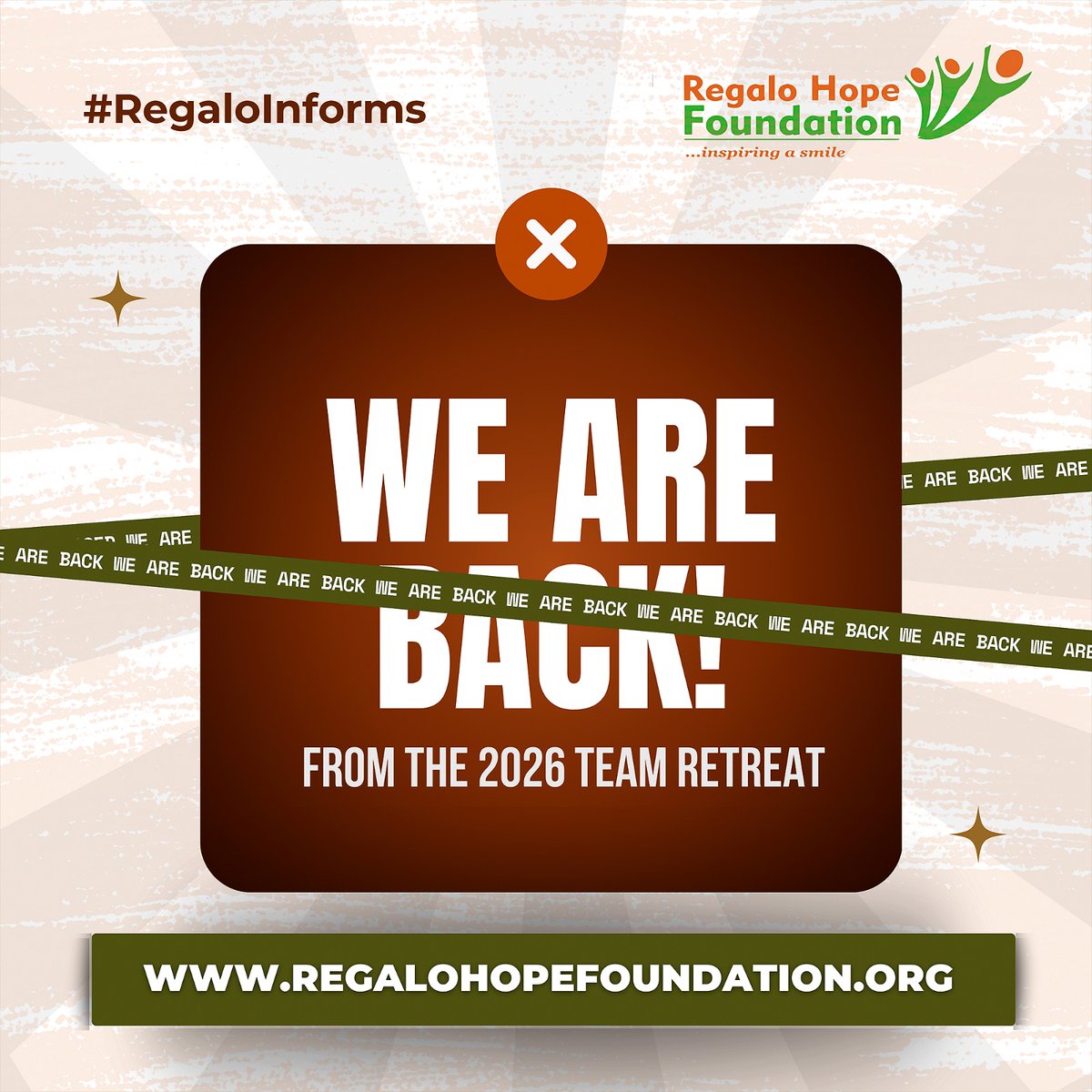 RegaloHope's tweet photo. We are back and ready to serve https://t.co/OV0OexOPAF